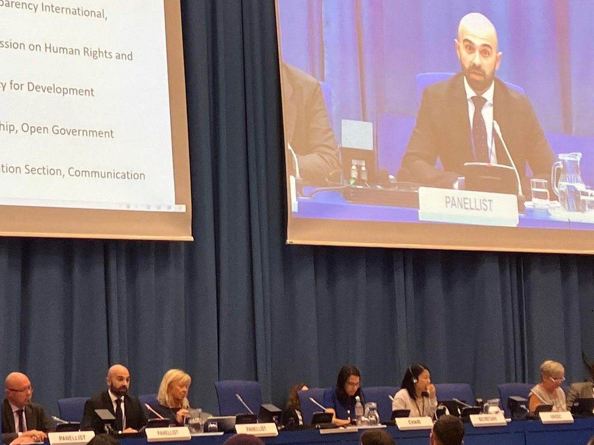 jonvrushi's tweet photo. Great to be in Vienna this week and bring political finance transparency to the UNCAC agenda together with the governments of Norway, Albania, and Mongolia, @UNODC, @IFES1987, @Int_IDEA  and @uncaccoalition. Our @anticorruption submission here: https://t.co/xyNhilDbgc https://t.co/5OuwguM48j
