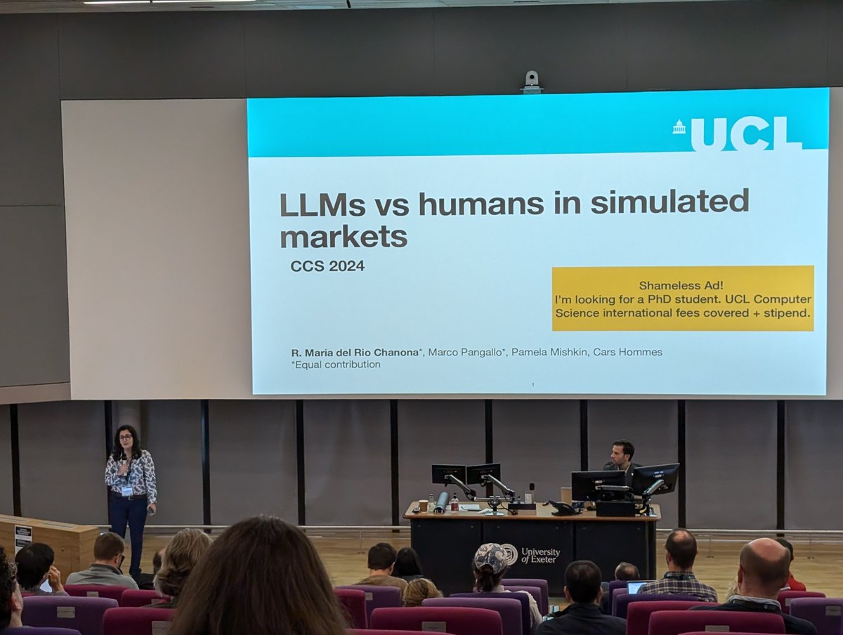 HirokiSayama's tweet image. #CCS2024 lightning talks (2)
(Final speaker Diogo puts up a new QR code on the wall as his paper just got published this week :)
@ConfCompSys