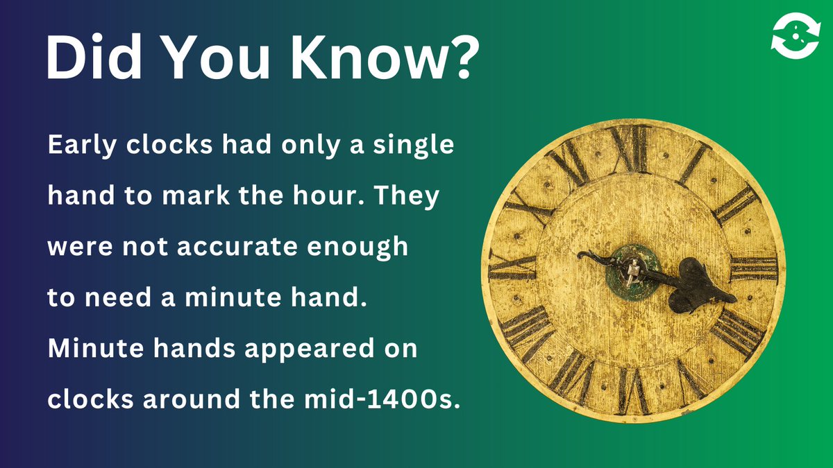 myclockedin's tweet image. To think now we can measure things to beyond 1000s of a second, how time has changed!

#FunFactFriday #TimeAdvancement #TechAdvancement