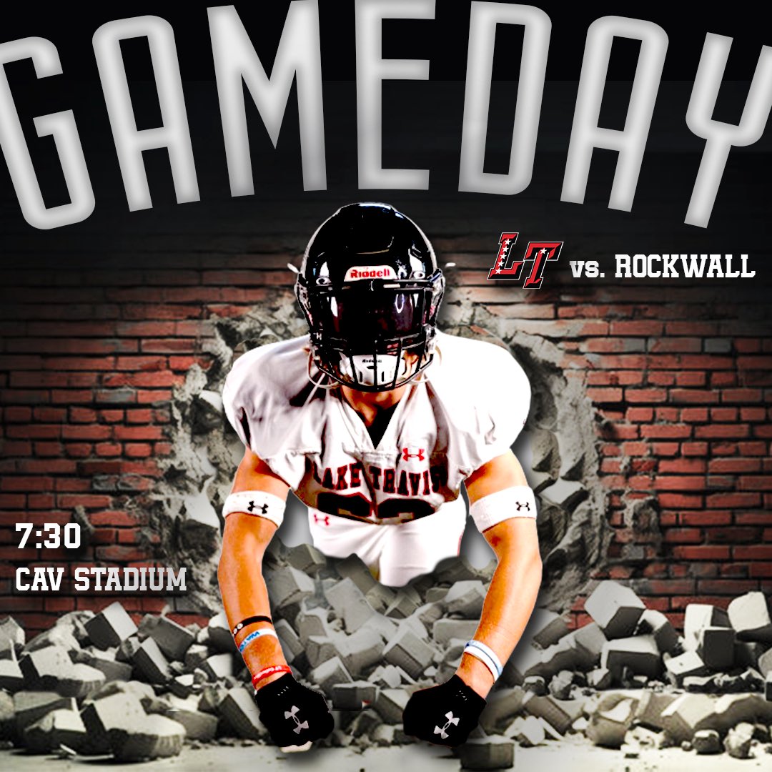 7:30 kickoff !  Cavalier Stadium.  Sold out in 3 minutes.  A new record.   Go Cavs beat Rockwall !