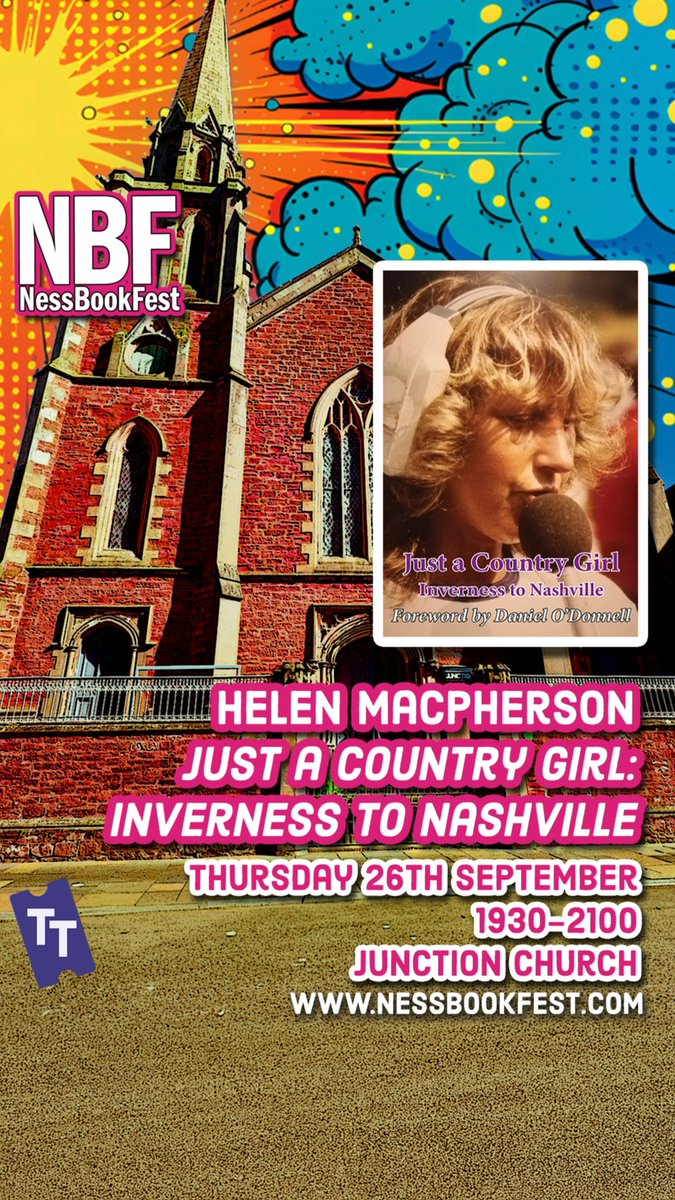 Helen MacPherson – Just a Country Girl: Inverness to Nashville

Former MFR presenter Helen MacPherson  will talk about a Highland girl’s success in 40 years in radio, travelling to America every year and interviewing all the top Country Music artists. 
nessbookfest.com