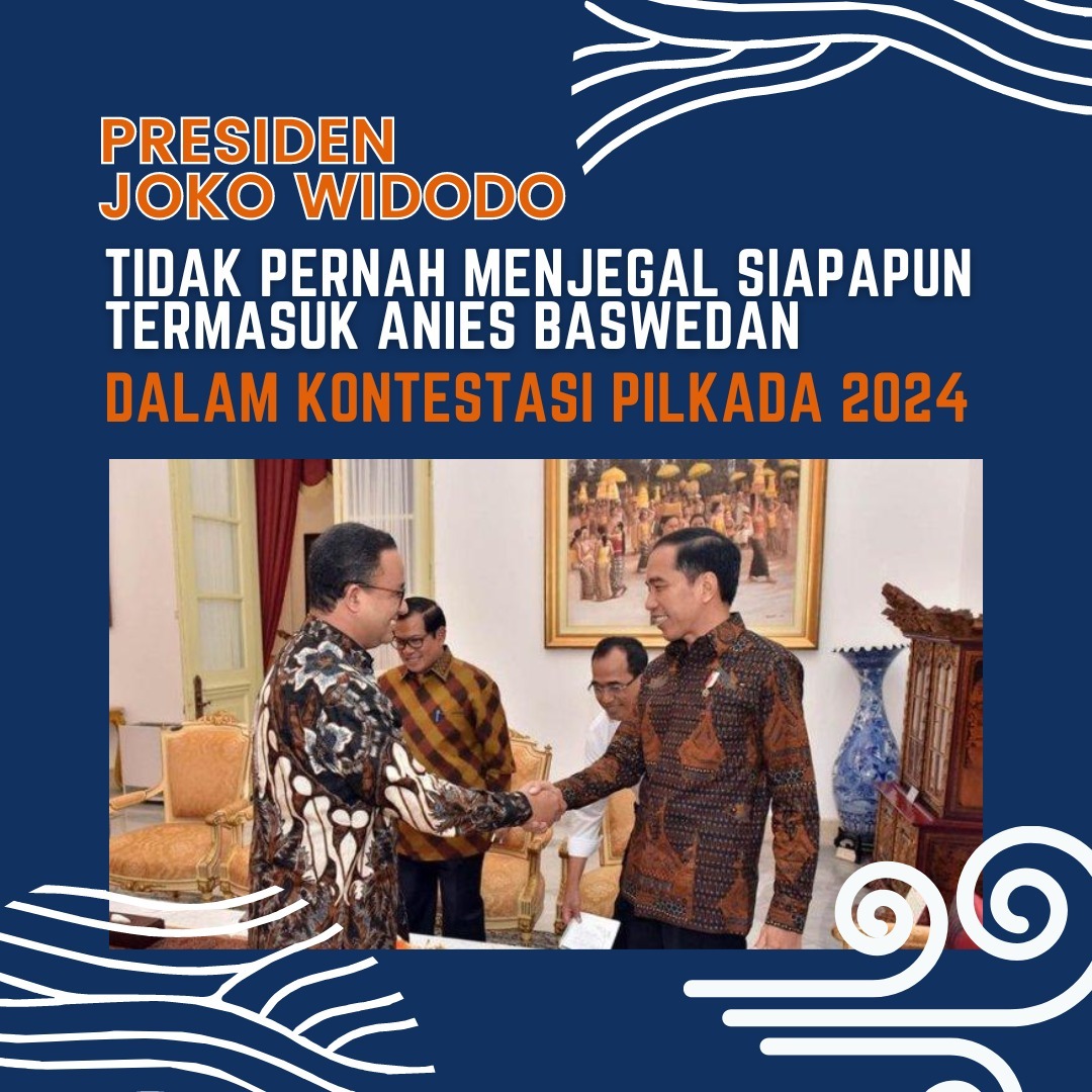 GlowingNusaa's tweet photo. Presiden Joko WIdodo tidak pernah menjegal siapapun.
#Netralitas #PresidenJokoWidodo #Politik #Pilkada2024.
#NevaPlay #SpotifyxiMeIndonesia NAMJOON #MEGANxRM https://t.co/QQM5b5RiSu