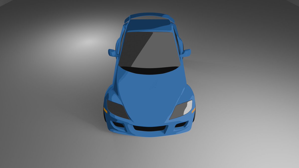 ebiebi0120's tweet image. 昨日の続き完成です！
#RX8 #deformed #b3d #beginner