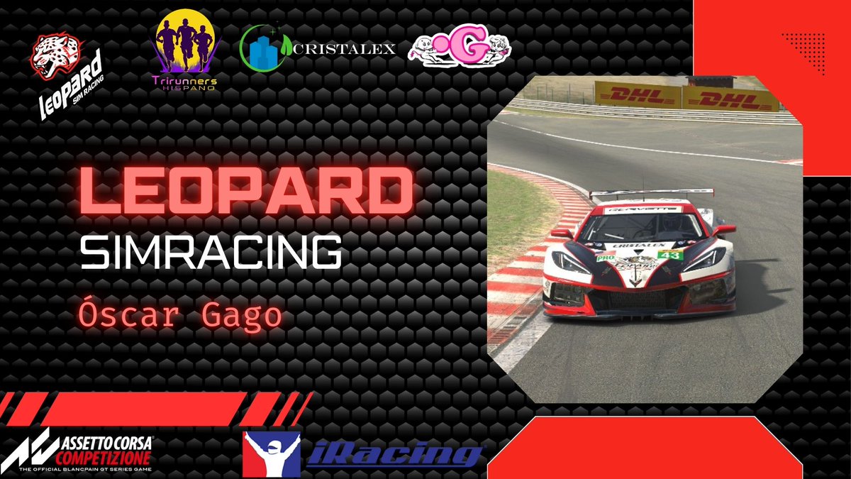 Leopard Simracing (@srleopard) on Twitter photo Temporada 2024-2025
Presentación Piloto: <a href="/OscarRisan/">Oscar Gago</a>
nuestro piloto de iRacing, es conocido por su consistencia y dedicación. Su habilidad para mantener la calma en momentos críticos lo convierte en un competidor formidable. ¡Sigue sumando éxitos con Leopard SimRacing! Temporada 2024-2025
Presentación Piloto: <a href="/OscarRisan/">Oscar Gago</a>
nuestro piloto de iRacing, es conocido por su consistencia y dedicación. Su habilidad para mantener la calma en momentos críticos lo convierte en un competidor formidable. ¡Sigue sumando éxitos con Leopard SimRacing!