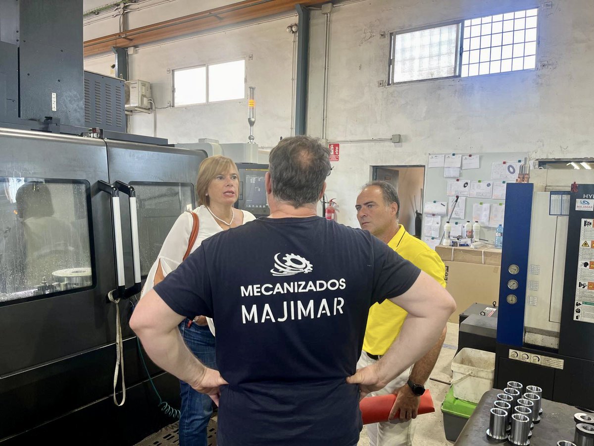 🔧🚀 Hoy visitamos MAJIMAR, una empresa metalmecánica clave en la industria 4.0 ⚙️ de Cartagena.

Conocimos su actividad y su ambiciosa estrategia de crecimiento 📈. 

¡Desde Ceeic mentorizamos  y orientamos en su proceso de transformación digital! 💻 

#Innovación #Crecimiento