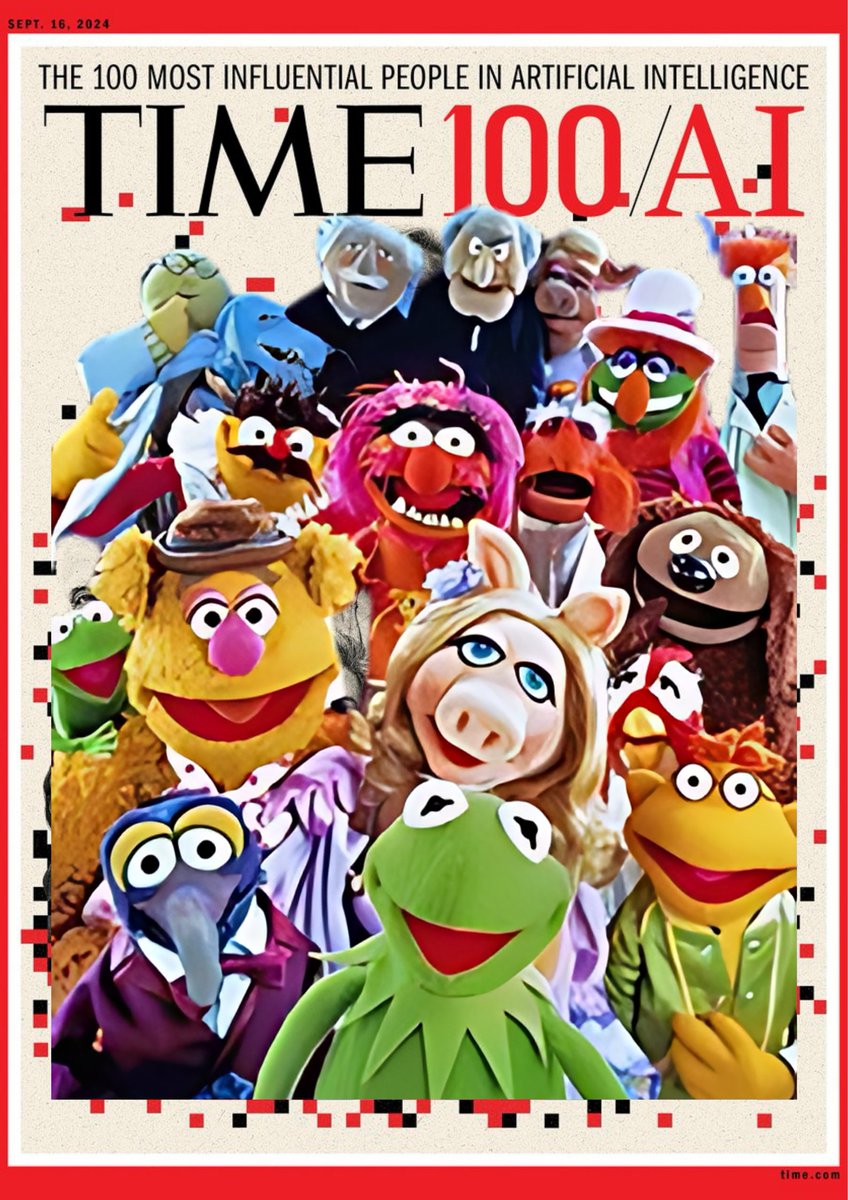 Neofool_'s tweet photo. TIME's new cover: The 100 most influential people in AI

Trust journalists and big name media houses! https://t.co/KEaQAGMSAU