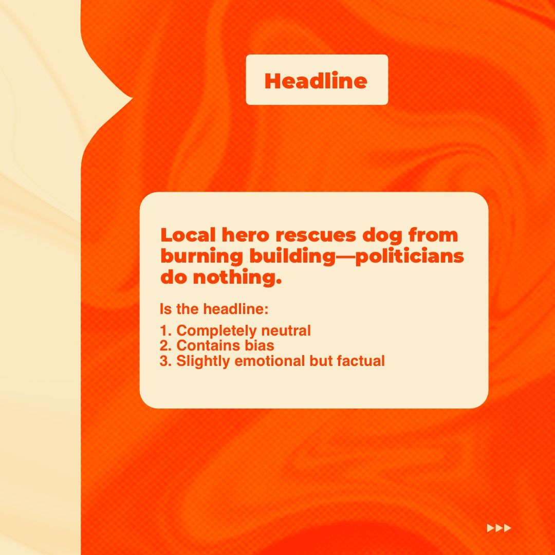 medialitafrica's tweet image. How well can you spot bias in the news? Take our quiz, &quot;Can You Detect Bias?&quot; and challenge your critical thinking skills. See if you can uncover hidden biases and become a media literacy pro! 
#medialiteracy #biasdetection #media #stayinformed