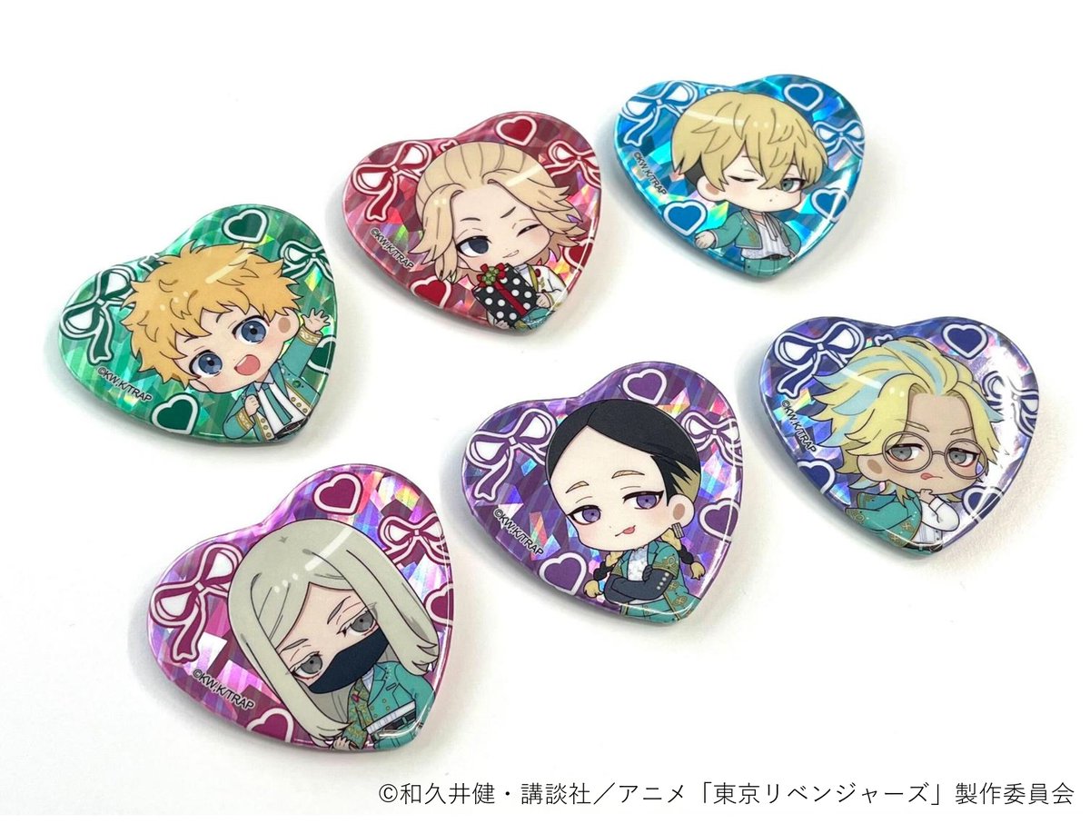 東京リベンジャーズ　エスクリ　等身グリッター缶バッジ　灰谷蘭 東京リベンジャーズ エスクリ 等身グリッター缶バッジ 灰谷蘭 東京