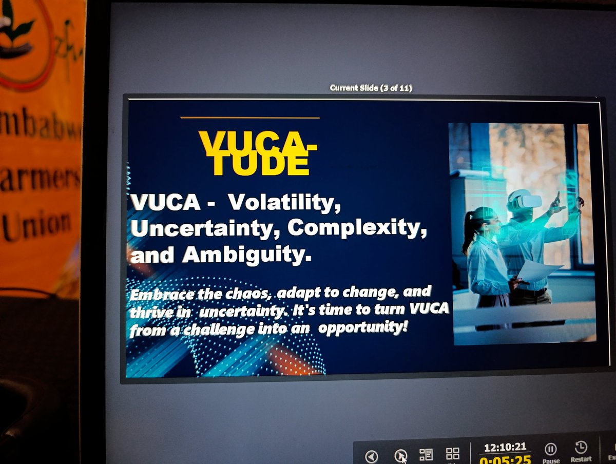 zfu_official's tweet photo. "VUCATUDE!"
Embracing chaos, adapting to change, and thriving in uncertainty.
@ethelchiwara
#ZYAS2024 https://t.co/019L9xPtTz