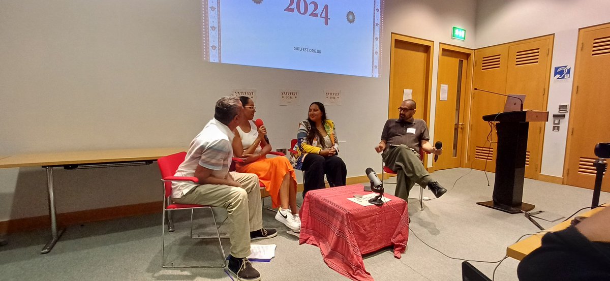 Dr Nazneen Ahmed Pathak (@nazneen372) on Twitter photo @sailfest_uk publishing panel - such a frank, critical, incisive conversation taking place. This is what can happen when a space is genuinely safe. Thanks to the organisers for making it happen. #representationmatters #weneeddiversebooks <a href="/britishlibrary/">British Library</a> @childrensbookshoplondon @sailfest_uk publishing panel - such a frank, critical, incisive conversation taking place. This is what can happen when a space is genuinely safe. Thanks to the organisers for making it happen. #representationmatters #weneeddiversebooks <a href="/britishlibrary/">British Library</a> @childrensbookshoplondon