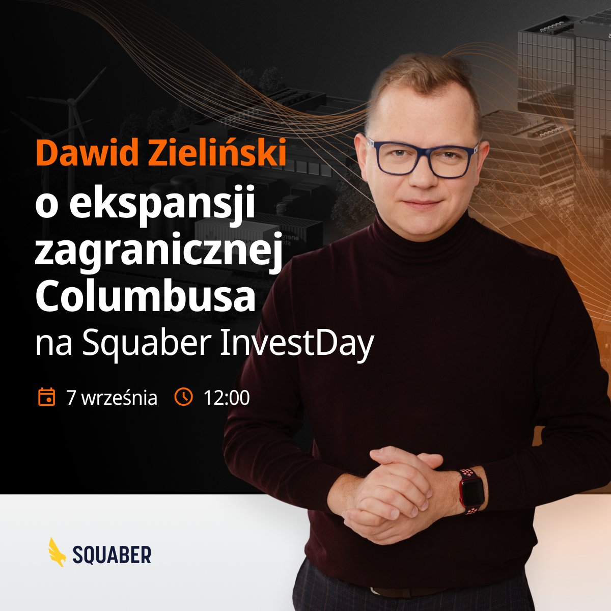 Columbus (@columbusenergy_) on Twitter photo Już jutro o 12:00 <a href="/dawidzielinsky/">Dawid Zieliński 🇵🇱 🇪🇺</a> wystąpi na spotkaniu inwestorów <a href="/Squabercom/">Squaber - Praktycznie o inwestowaniu</a> InvestDay 2024, gdzie weźmie udział w rozmowie pt. Czy ekspansja zagraniczna Columbusa wyniesie spółkę z powrotem na szczyt? 📈🚀 Już jutro o 12:00 <a href="/dawidzielinsky/">Dawid Zieliński 🇵🇱 🇪🇺</a> wystąpi na spotkaniu inwestorów <a href="/Squabercom/">Squaber - Praktycznie o inwestowaniu</a> InvestDay 2024, gdzie weźmie udział w rozmowie pt. Czy ekspansja zagraniczna Columbusa wyniesie spółkę z powrotem na szczyt? 📈🚀