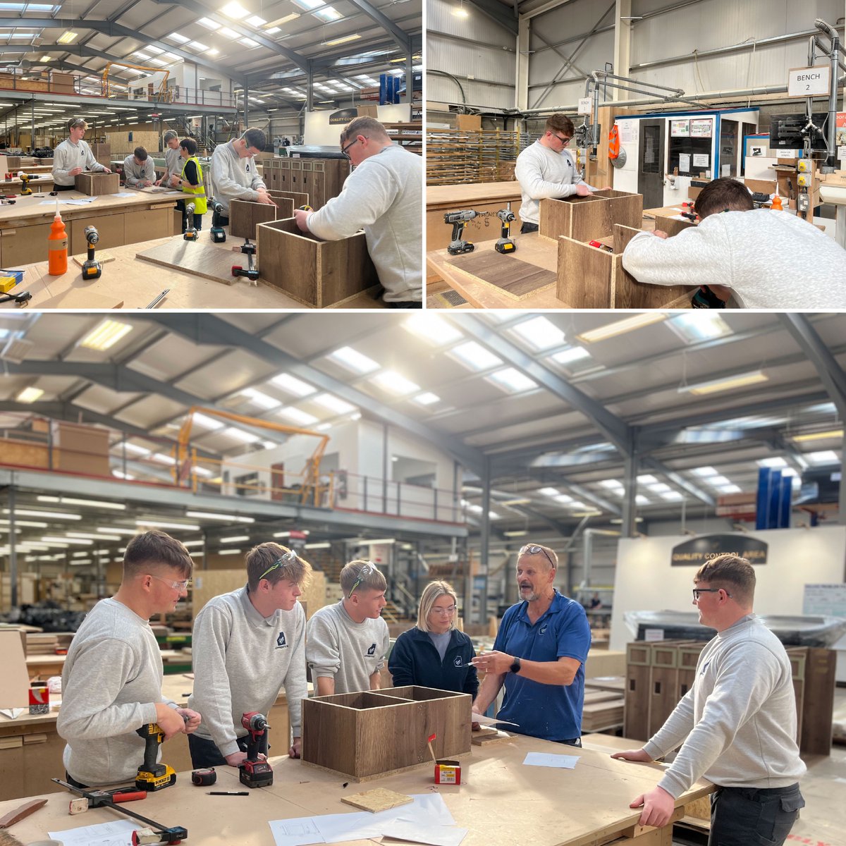 Welcome Deluxe Apprentices 2024!
Our new apprentices have had a fantastic first week at HQ as they embark on their career in Joinery.   In collaboration with <a href="/srcchat/">Southern Regional College</a> , our apprentices are afforded every opportunity to excel with the guidance of a dedicated Mentor.