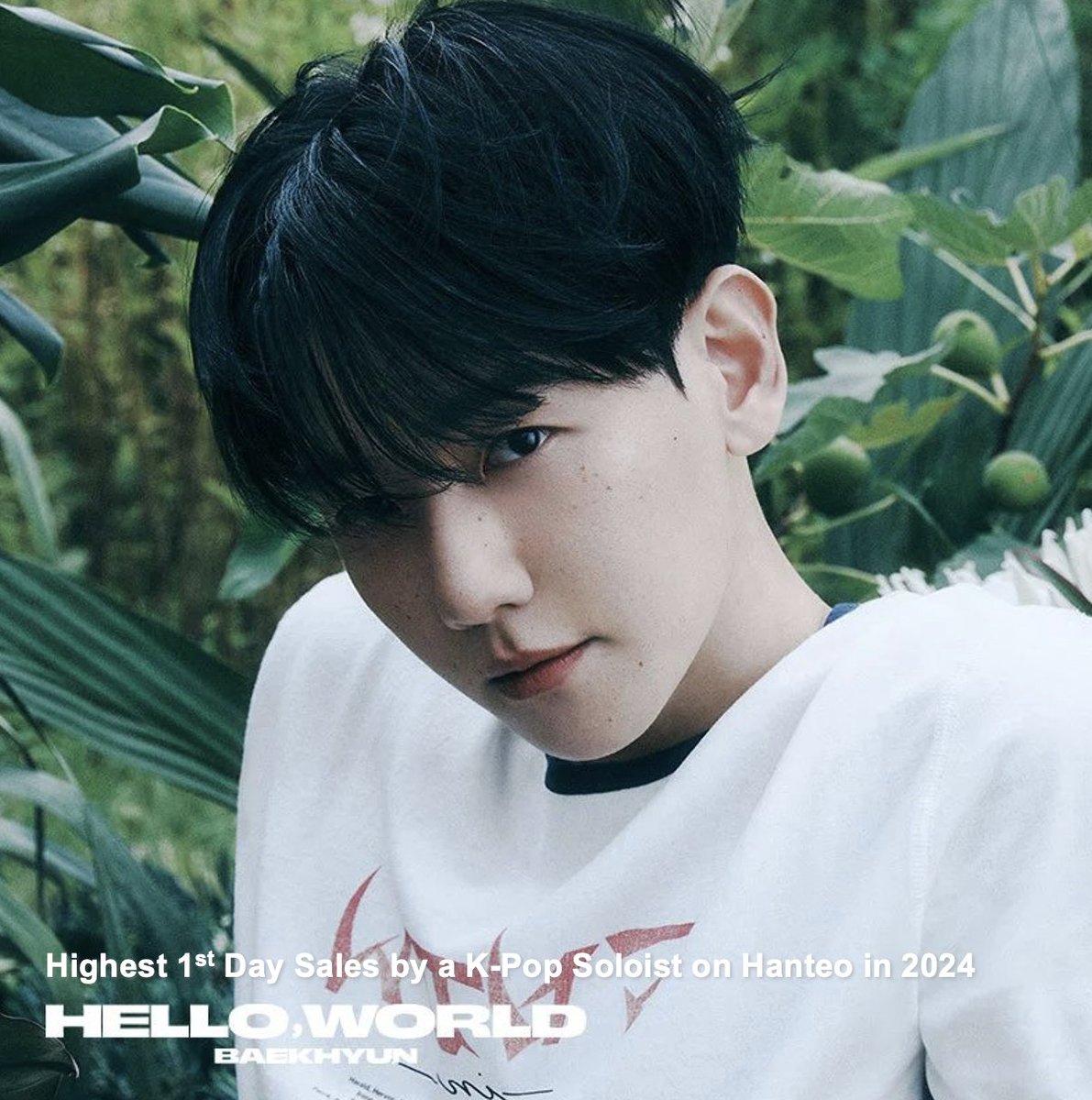 WORLDMUSICAWARD's tweet photo. #Baekhyun's 'Hello, World' has now the the highest 1st day album sales by a Soloist on Hanteo in 2024 (842k)! 💪🔝🥇🕛💿💰🇰🇷2⃣0⃣2⃣4⃣🔥👑🖤💚

BAEKHYUN ALBUM IS OUT  #HelloBaekhyunWorld #BAEKHYUN_PINEAPPLESLICE
@BAEKHYUN_INB100
@B_hundred_Hyun https://t.co/cfxMK4t87J