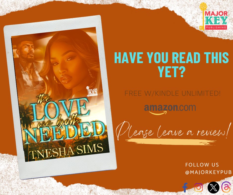 MajorKeyPub's tweet image. 📷 IT'S MAJOR - OUT NOW! 📷
amzn.to/3MOykw5

#womensfiction #majorkeypublishing #urbanromance #Amazon #kindle #urbanfiction #goodreads #kindleunlimited #Standalone