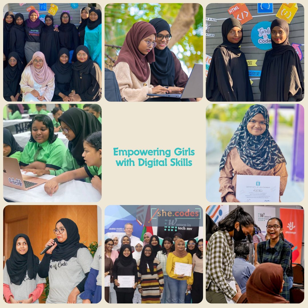 womenintechmv's tweet image. Empowering Girls with Digital Skills:
From Girls to Code to Hour of Code, we&apos;re on a mission to empower next generations with essential tech skills. Over the years, we&apos;ve launched programs like #GirlsToCodeMV, #SheCodesMV, #GirlsInData &amp;amp; more, inspiring thousands of young minds!