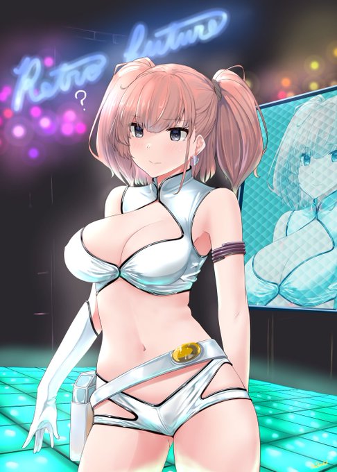 アトランタさんでレトロフューチャーなコスプレさせた時の 