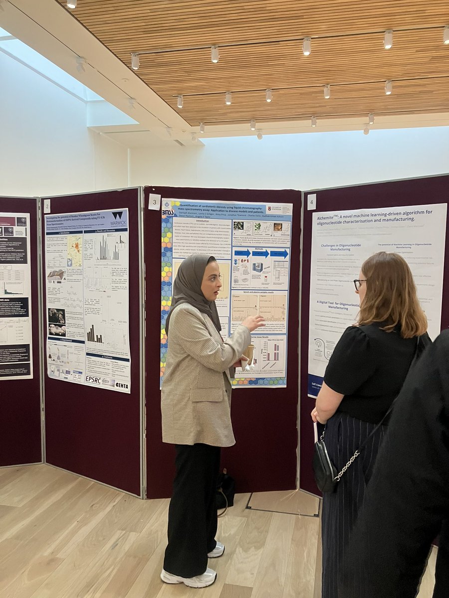 Dr. Angela Taylor (@angela_e_taylor) on Twitter photo More exciting science from my team! <a href="/JoshuaBainF37/">Joshua Bain</a> presenting a urinary steroid profile reference range <a href="/Daniyah27/">Daniyah Salamah</a> presenting her poster about cardiotomic steroids and I’m presenting our new method for steroid analysis in hair #BMSSBSPR2024 #massspec #steroids More exciting science from my team! <a href="/JoshuaBainF37/">Joshua Bain</a> presenting a urinary steroid profile reference range <a href="/Daniyah27/">Daniyah Salamah</a> presenting her poster about cardiotomic steroids and I’m presenting our new method for steroid analysis in hair #BMSSBSPR2024 #massspec #steroids