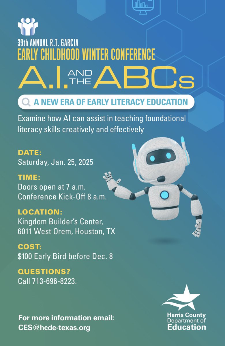 Save the date!! ECWC 2025📚🤖✏️