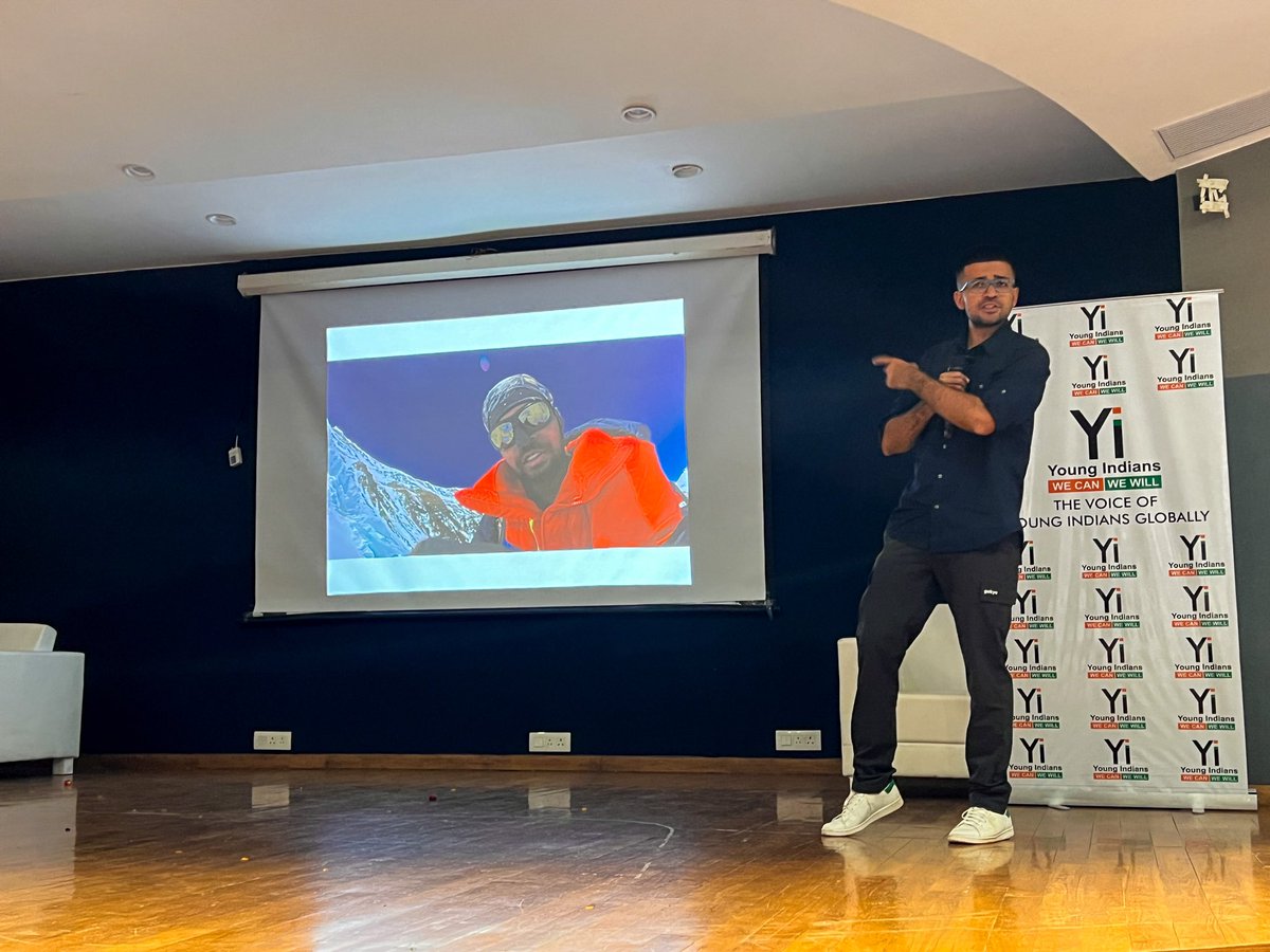 Had the privilege of delivering a powerful session at YI Bhavnagar

The lessons I’ve learned from the mountains are universally applicable—to business, relationships, leadership, teamwork, and beyond.