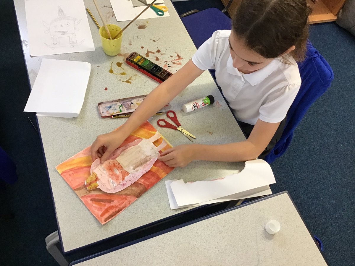 PelhamYear5's tweet photo. Year 5 are creating some beautiful artwork based on emotions #InsideOut2 @trustilluminate  @PelhamPrimary_   #Art 👏🏾🎨🖌️ https://t.co/dDl4lvmyxT