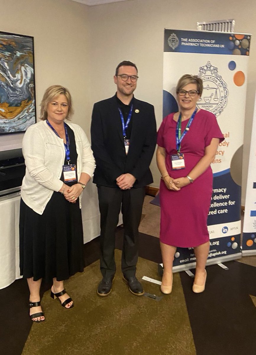 We’re excited to have three speakers <a href="/APTUK1/">APTUK</a> conference today. Look out for Claire, Barbara &amp; John, they’ll be happy to talk to you about <a href="/NHS_SPS/">NHS Specialist Pharmacy Service</a> 
#APTUK24