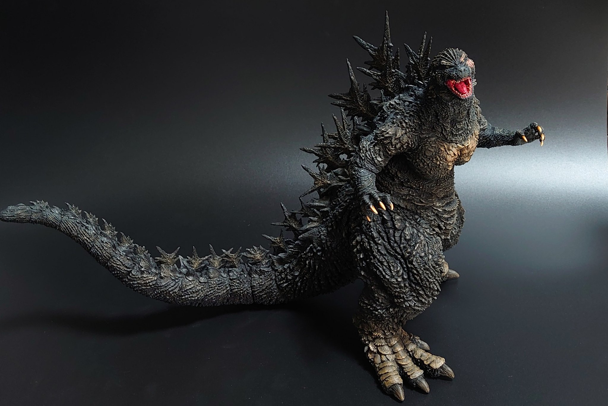 ゴジラの逆襲　レジンキット　決戦ジオラマセット　塗装・完成品 ゴジラの逆襲 レジンキット 決戦ジオラマセット 塗装・完成品
