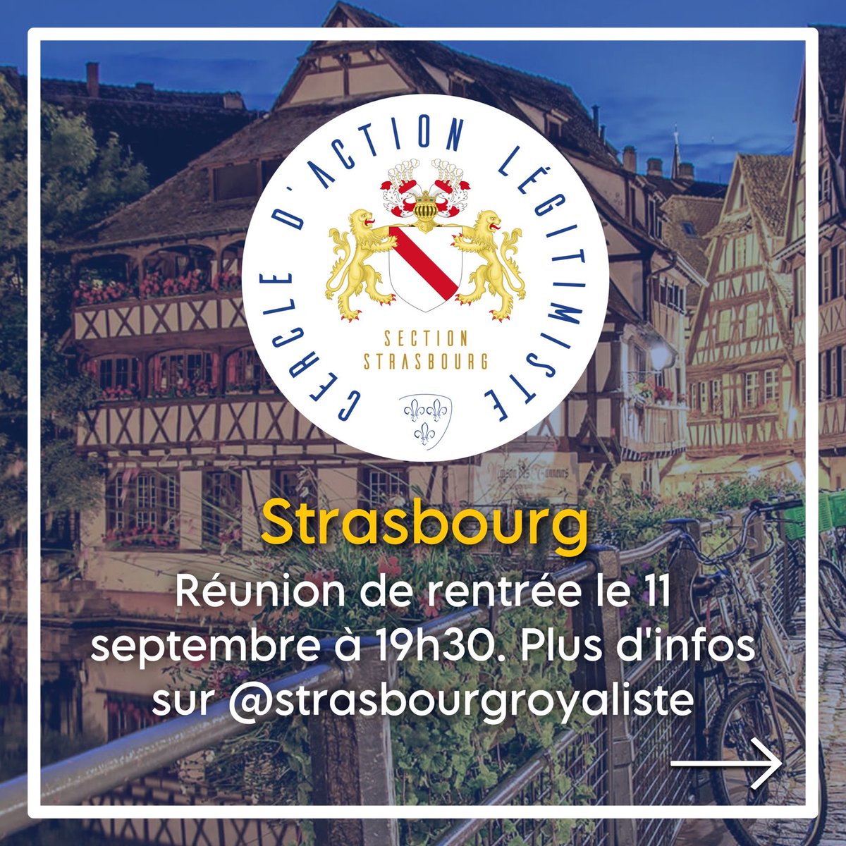 ActLegitimiste's tweet image. Agenda - Rentrée des sections
#Royaliste #Légitimité 

👇🏻 Renseignez-vous,
👇🏻 Inscrivez-vous,
👇🏻 Rejoignez-nous !