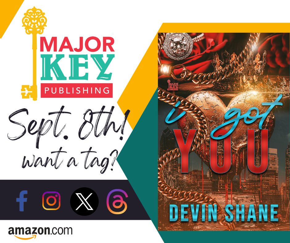 MajorKeyPub's tweet image. 📷IT'S MAJOR - COMING MONDAY!📷
In this cold, scheming ass world, who really got you?
Take this journey through the lives of these two people as they come of age and go through love, life, and surviving in the concrete jungle.

CHECK OUT THIS SNEAK PEEK:
majorkeypublishing.com/igotyou