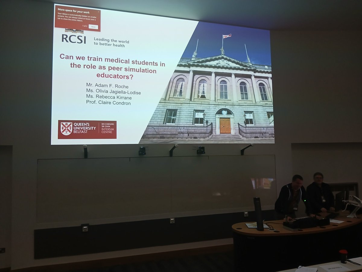 Victoria Meighan (@vickymeighan) on Twitter photo Well done <a href="/AdamRoche7/">𝓐𝓭𝓪𝓶 𝓕. 𝓡𝓸𝓬𝓱𝓮</a> <a href="/RCSI_Irl/">RCSI</a> <a href="/RCSI_SIM/">RCSI SIM</a> <a href="/RKirrane/">Rebecca Kirrane</a> presenting their work on training medical students on peer education and feedback in simulation to promote authentic student engagement.
Brilliant work, well done! Well done <a href="/AdamRoche7/">𝓐𝓭𝓪𝓶 𝓕. 𝓡𝓸𝓬𝓱𝓮</a> <a href="/RCSI_Irl/">RCSI</a> <a href="/RCSI_SIM/">RCSI SIM</a> <a href="/RKirrane/">Rebecca Kirrane</a> presenting their work on training medical students on peer education and feedback in simulation to promote authentic student engagement.
Brilliant work, well done!