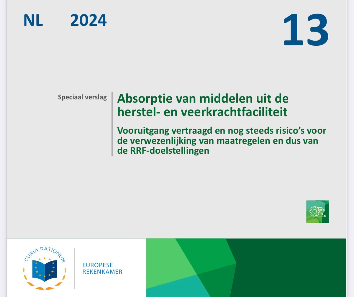 Het recente rapport van de Europese Rekenkamer over het Herstel- en Veerkrachtfonds (RRF) ook wel #EUCoronaHerstelFonds genoemd ter grote van 800 miljard euro onthult serieuze tekortkomingen in het beheer en de uitvoering. 

Het geld was bedoeld om de economie binnen de EU te