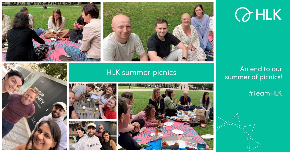hlk_ip's tweet image. Summer days are drawing to an end… at HLK we made the most of the sunshine this August with team picnics taking place across all of our offices! Our Leeds team even got creative with a scavenger hunt across the city! #TeamBuilding #HLK #TeamHLK