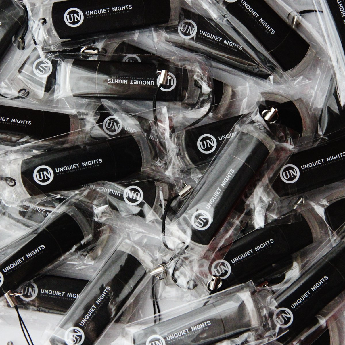 Bandcamp Friday today?
Heard someone say that. The lucky thing is that our 3 albums + Singles (35 songs) are on the USB Flashdrive. Also CD Versions, several styles of T-Shirt, backpacks, etc. Zero commission today! 
unquietnights.bandcamp.com/merch