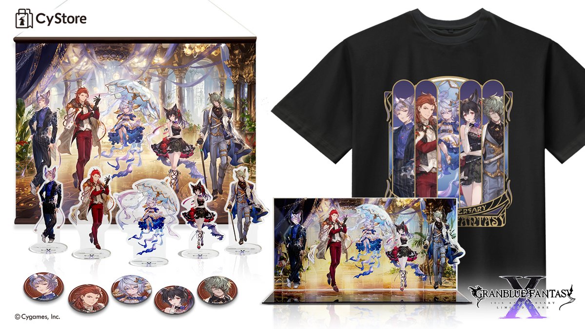 描き下ろしグッズ紹介！／ 本日より、CyStoreで10/1(火)から予約開始の