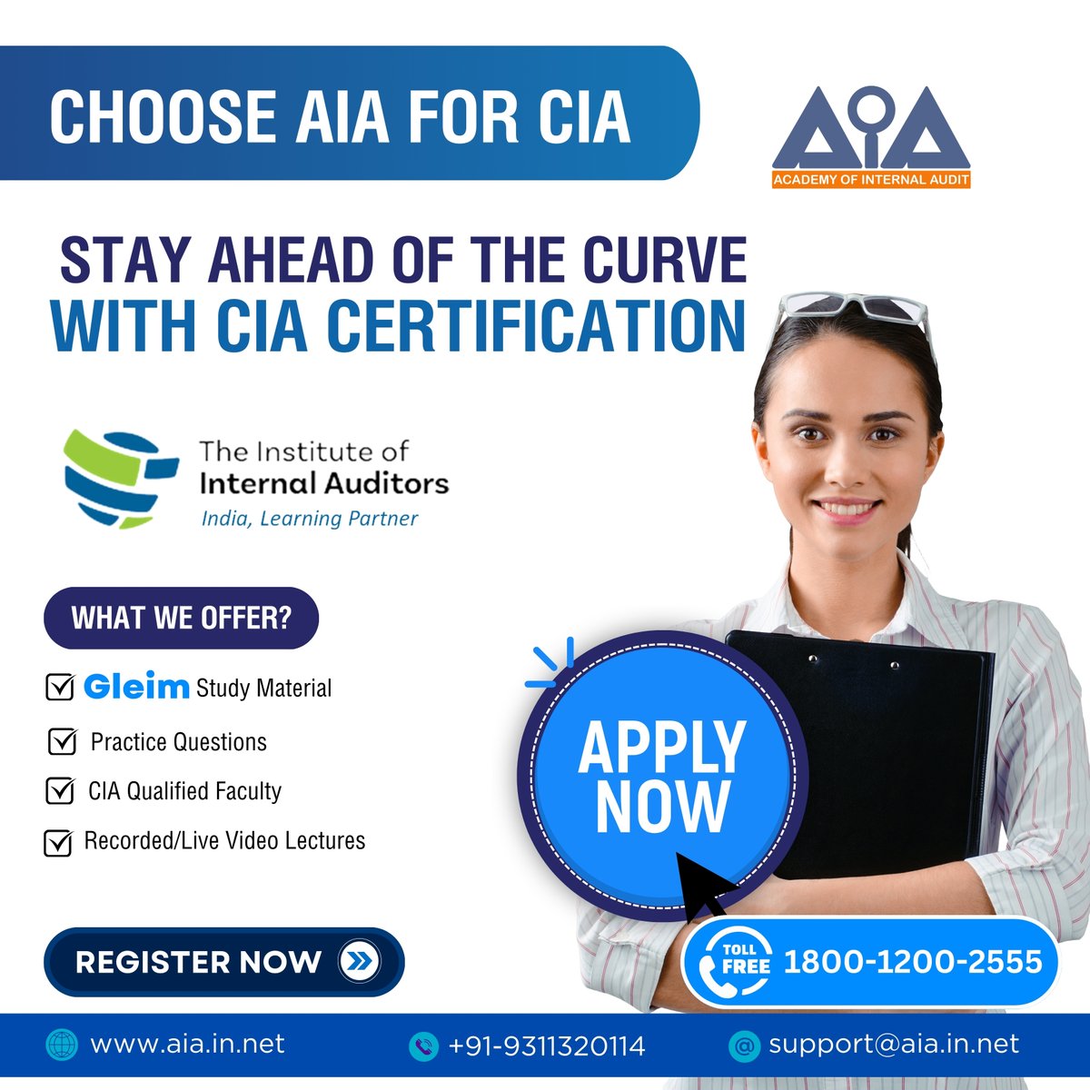 AcademyAudit's tweet photo. ππ Stay Ahead of the Curve with CIA Certification! πβ¨Join AIA for top-notch training and advance your career today!π
#CIA #CIAChallenge #gelimstudymaterial #IIA #JoinAIA #CIAaspirants #SkillsElevation #Success #CAMS #ACAMS #antimoneylaundering #CFE #ACFE #education #courses https://t.co/KTgzEyU4W7