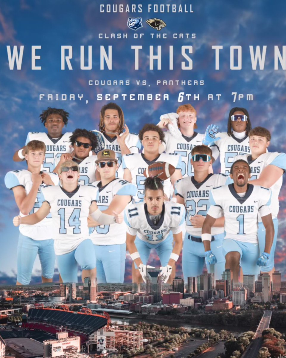 🏈Clash of the Cats🏈
📆 Friday Sept. 6th
📍 Logan County High School
⏰ 7:00

TICKETS: gofan.co/event/1534053?…