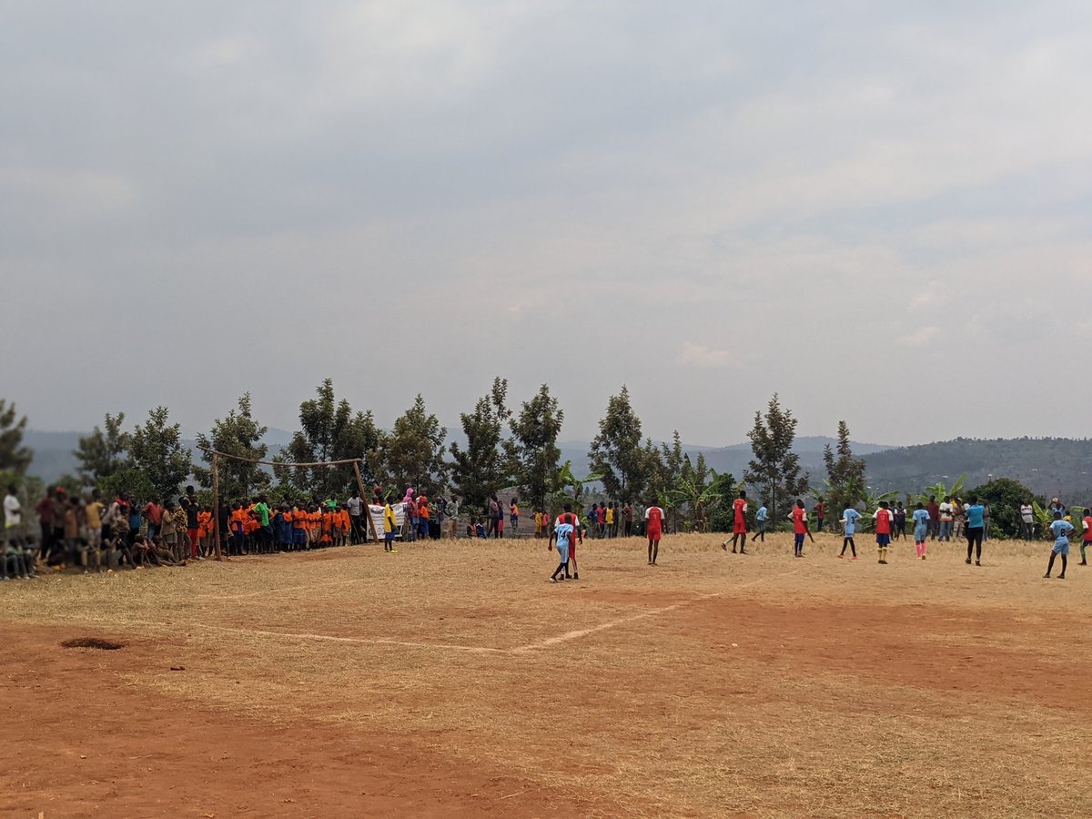 fmiubumuntu's tweet image. Happening now, the &quot;Intambwe Idasubira Inyuma&quot; Graduation Day has begun with exciting matches. The first game saw Ecole Primaire Rusagara for Girls win 2-0 against FMI Ubumuntu FC. Currently, the boys&apos; match is ongoing, with FMI Ubumuntu FC leading 2-0 over Rusagara.