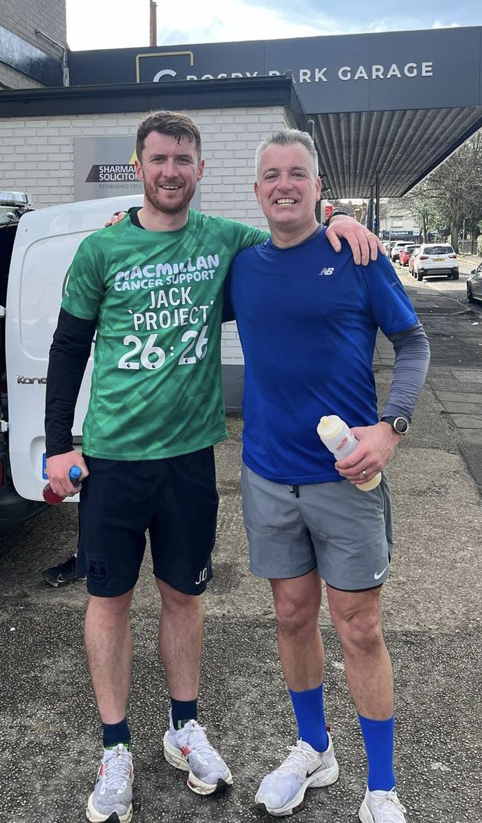 Project26:26 (@project26_26) on Twitter photo This is my mate Alan, he’s very kindly going to keep me company and run 26 minutes an hour for 26 hours with me on 1st October.
Anyone else fancy joining in for one run or all - let me know.
Proud to be fundraising for <a href="/macmillancancer/">Macmillan Cancer Support</a> who make such a difference to so many This is my mate Alan, he’s very kindly going to keep me company and run 26 minutes an hour for 26 hours with me on 1st October.
Anyone else fancy joining in for one run or all - let me know.
Proud to be fundraising for <a href="/macmillancancer/">Macmillan Cancer Support</a> who make such a difference to so many