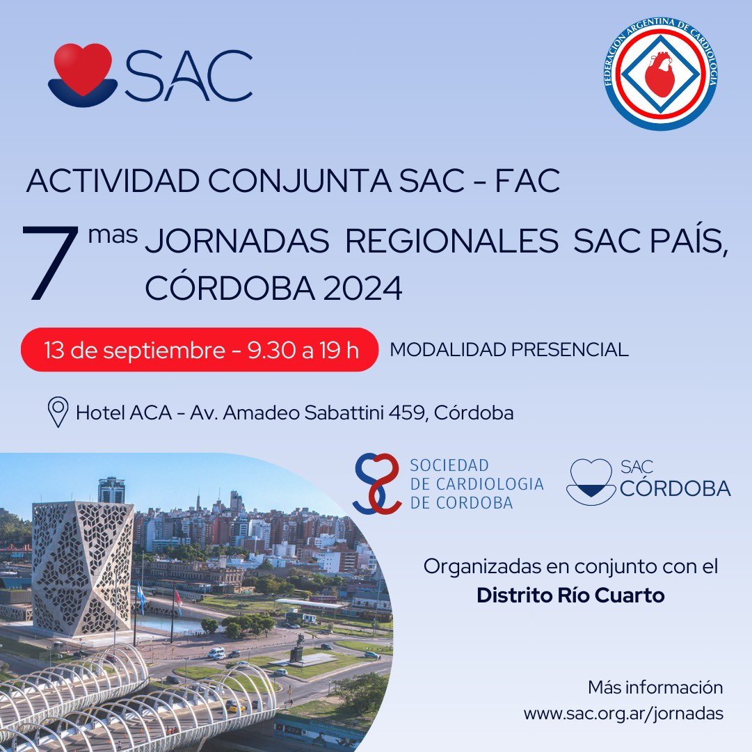 Se vienen las 7mas jornadas regionales Córdoba 2024 y también estaremos participando, vos ya te anotaste?