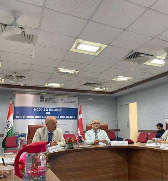 Statens Serum Institut (@ssi_dk) on Twitter photo Another important step in @SSI's strategic sector collaboration with <a href="/NCDCMoHFW/">National Centre for Disease Control</a> in India: Signing our Joint Declaration of Intent, reaffirming our commitment to collaborate in the fields of antimicrobial resistance, infectious disease preparedness and One Health. Another important step in @SSI's strategic sector collaboration with <a href="/NCDCMoHFW/">National Centre for Disease Control</a> in India: Signing our Joint Declaration of Intent, reaffirming our commitment to collaborate in the fields of antimicrobial resistance, infectious disease preparedness and One Health.