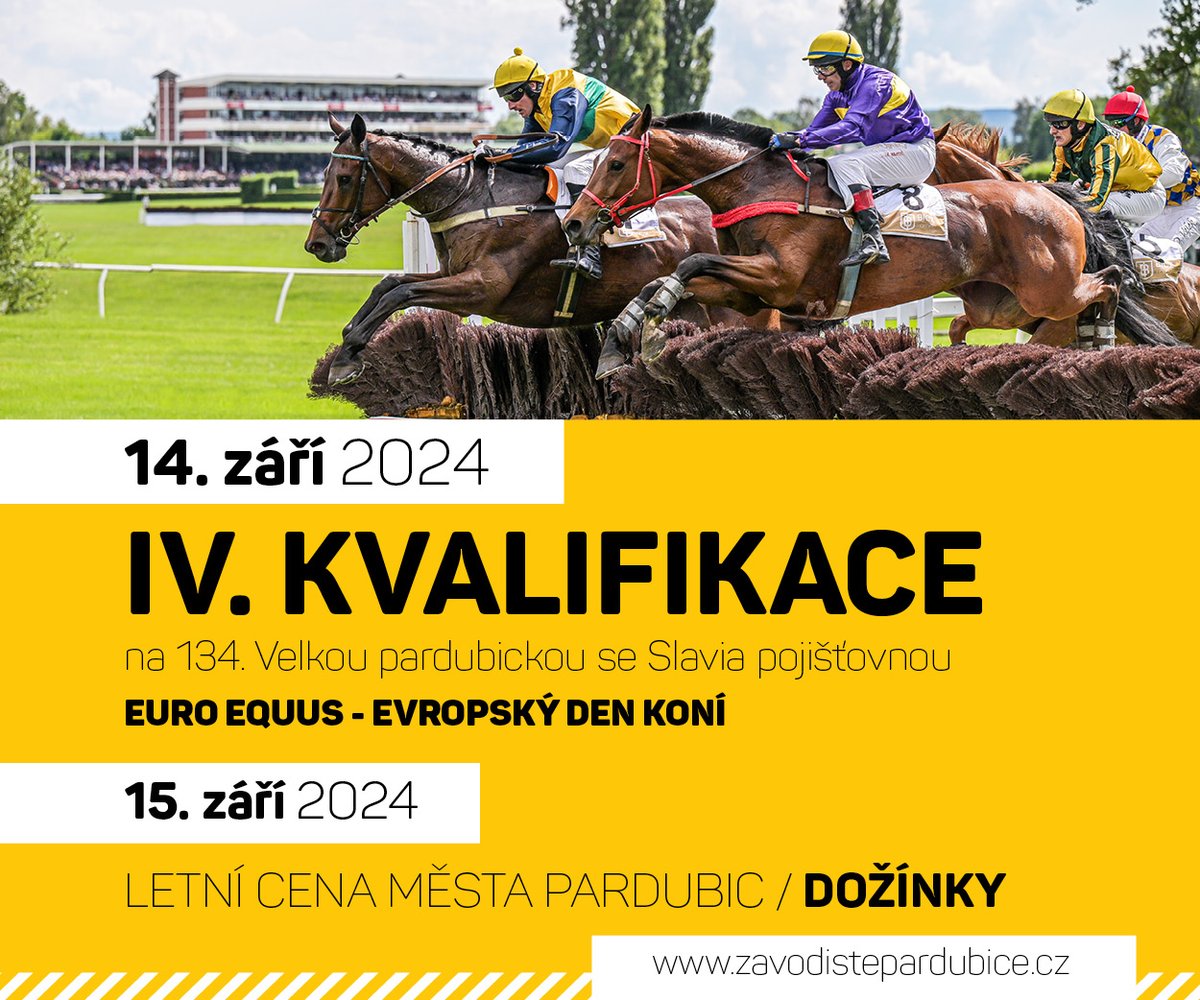 Už příští víkend nás čeká nabitý dvoudenní program. A nabité jsou i přihlášky, hlavně na neděli 📷
sobota 14.9. 📷 dostihyjc.cz/index.php?page…
neděle 15.9. 📷 dostihyjc.cz/index.php?page…
#dostihypce #velkapardubicka #zavodistepardubice #Pardubickezavodiste