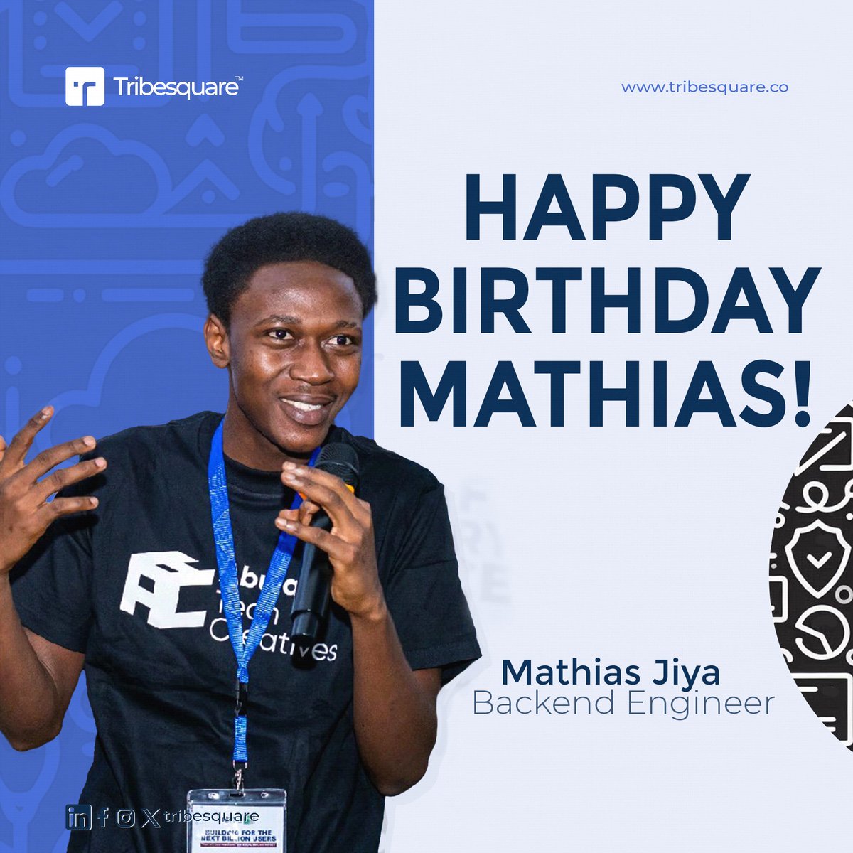 Tribesquare's tweet image. Happy birthday @dotjiya Wishing our backend king a day as efficient and bug-free as your code! Keep being awesome, many more great years ahead Mathias! 🎂🎉 #BackendBoss #TeamTribesquare #BirthdayBugsFixed