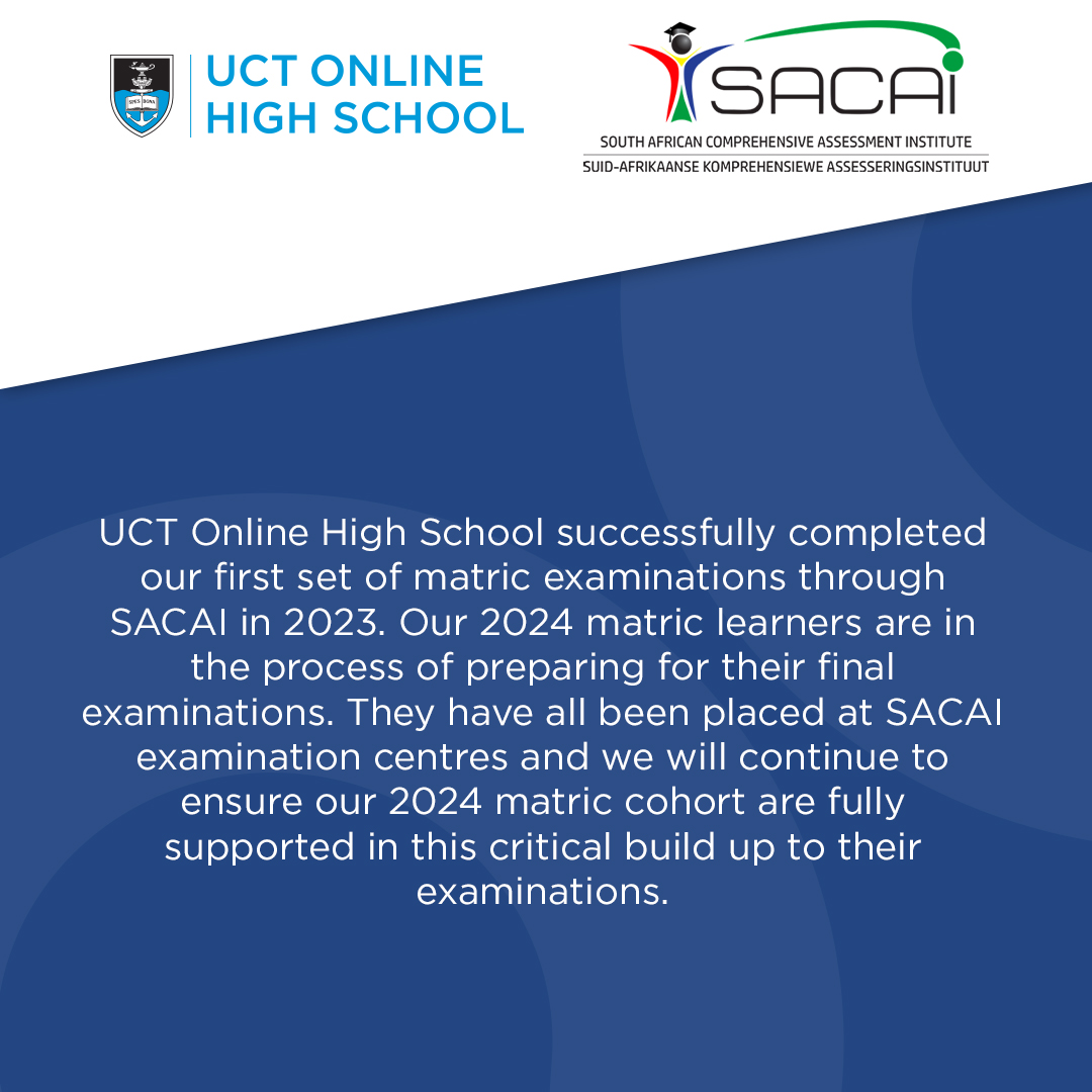 UCT Online High School tweet media