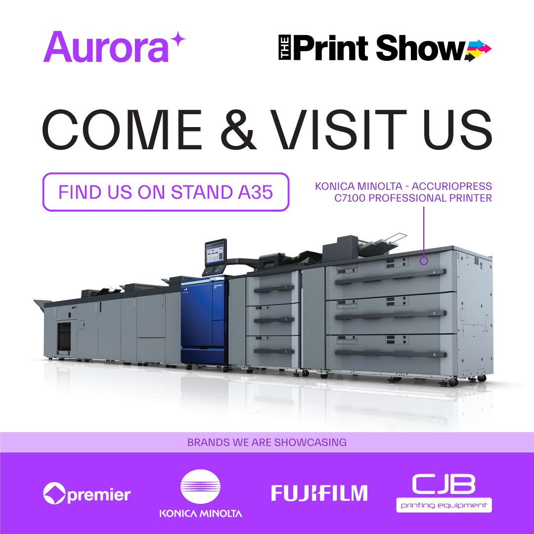 Excited to be at <a href="/theprintshow/">The Print Show</a> Sept 17-19🌟

See the <a href="/konicaminolta/">KONICA MINOLTA</a> #AccurioPress C7100, <a href="/FUJIFILM_UK/">Fujifilm in the UK</a> Revoria Press EC1100, &amp; #Apeos C7070 A3 MFP in action. 

Our expert team will be there to answer all your questions.

👉 lnkd.in/edc2KTe3 #PrintShow2024 #PrintingTech