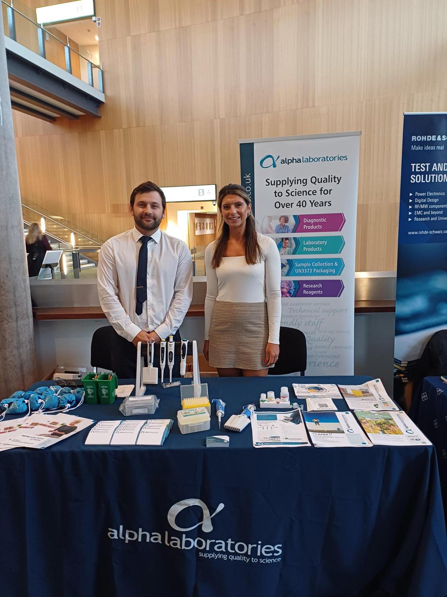 Today our Key Account Managers Mike and Carly are at the University of Bristol <a href="/BristolUni/">University of Bristol</a> Annual Technicians Conference. 

Visit the stand to find out more about our range of #laboratory consumables that ensure efficiency, accuracy and precision.