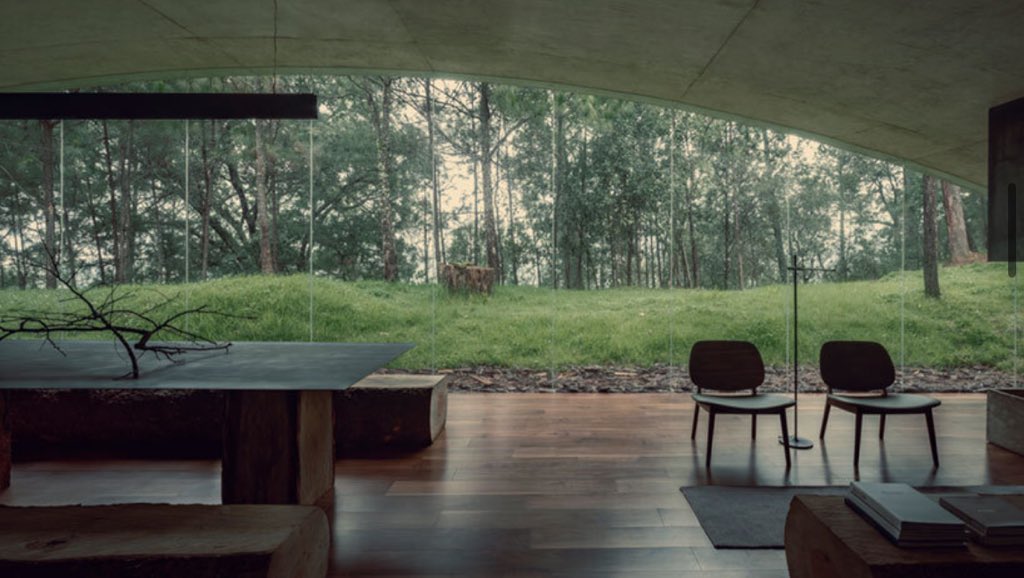 This subterranean home in Mexico is a minimalist dream