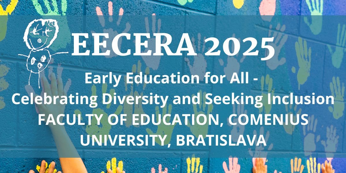 EECERA is thrilled to announce that the 2025 Conference will be on the theme of Early Education for All - Celebrating Diversity and Seeking Inclusion, hosted by the Faculty of Education, Comenius University, #Bratislava.

buff.ly/3Xv8GCz

#EECERA
#EECERA2024
#EECERA2025