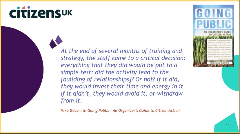Great time this morning talking about how we build more power across Oxford! Looking forward to updating you, <a href="/thehannahling/">Hannah Ling</a>! 
We enjoyed reflecting on a passage from <a href="/gecaniaf/">Michael Gecan</a>’s Going Public.
