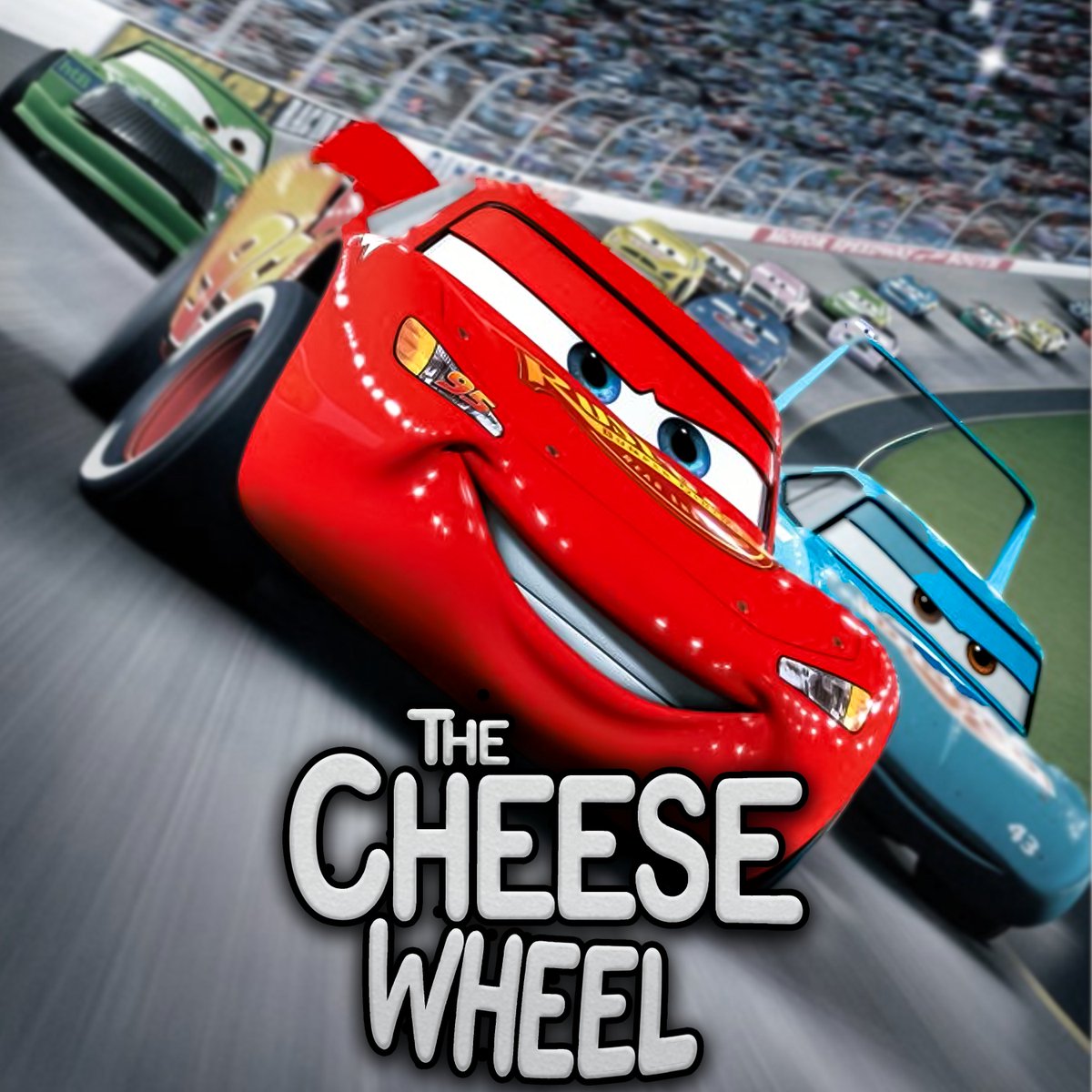 MusicalsCheese's tweet photo. 🚗✨Time to spin The Cheese Wheel again, with Andrew DeWolf at the helm! This time, we dive into the 2006 animated shrine to capitalism, Cars, directed by the overly-huggy John Lasseter. Buckle up as we explore this strange world that makes no sense. Maybe life is a highway! 🎙️ https://t.co/trN89RsrN9
