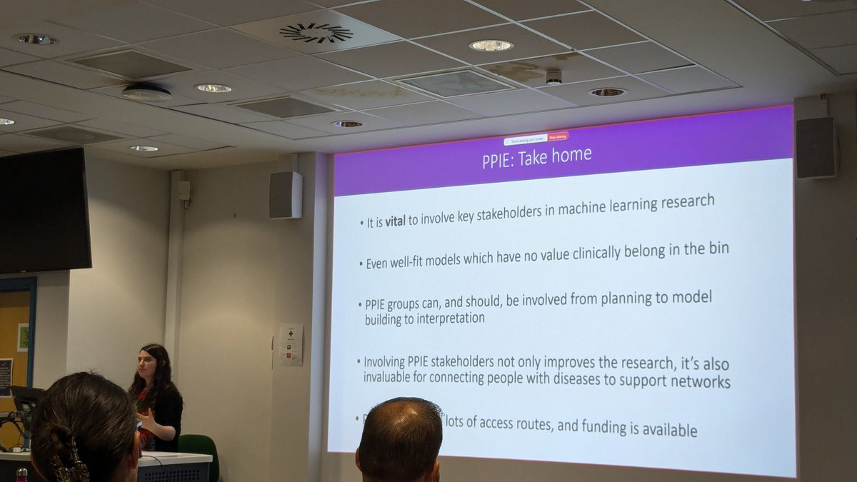 Mia Rodziewicz (@miarodziewicz) on Twitter photo Excellent presentation from <a href="/sshoopworrall/">Dr Stevie Shoop-Worrall</a> on involving patients to interpret findings from complex statistical modelling at #UKRIME Excellent presentation from <a href="/sshoopworrall/">Dr Stevie Shoop-Worrall</a> on involving patients to interpret findings from complex statistical modelling at #UKRIME