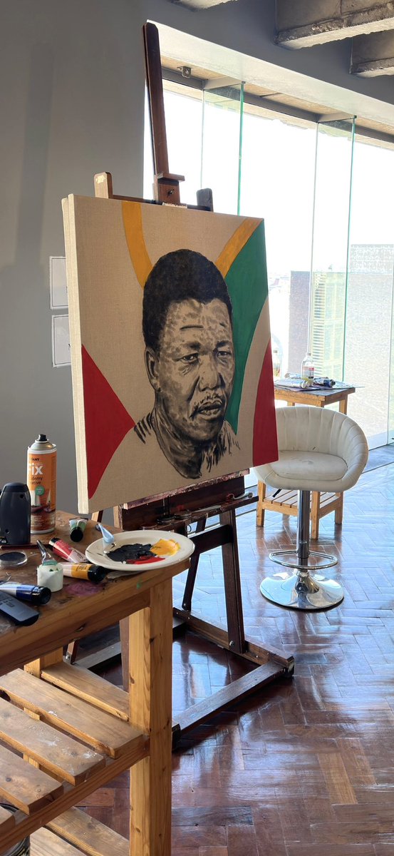 The painter at work 🎨 ❤️

<a href="/fhatuwaniMukhel/">Fhatuwani Mukheli</a> A work in progress